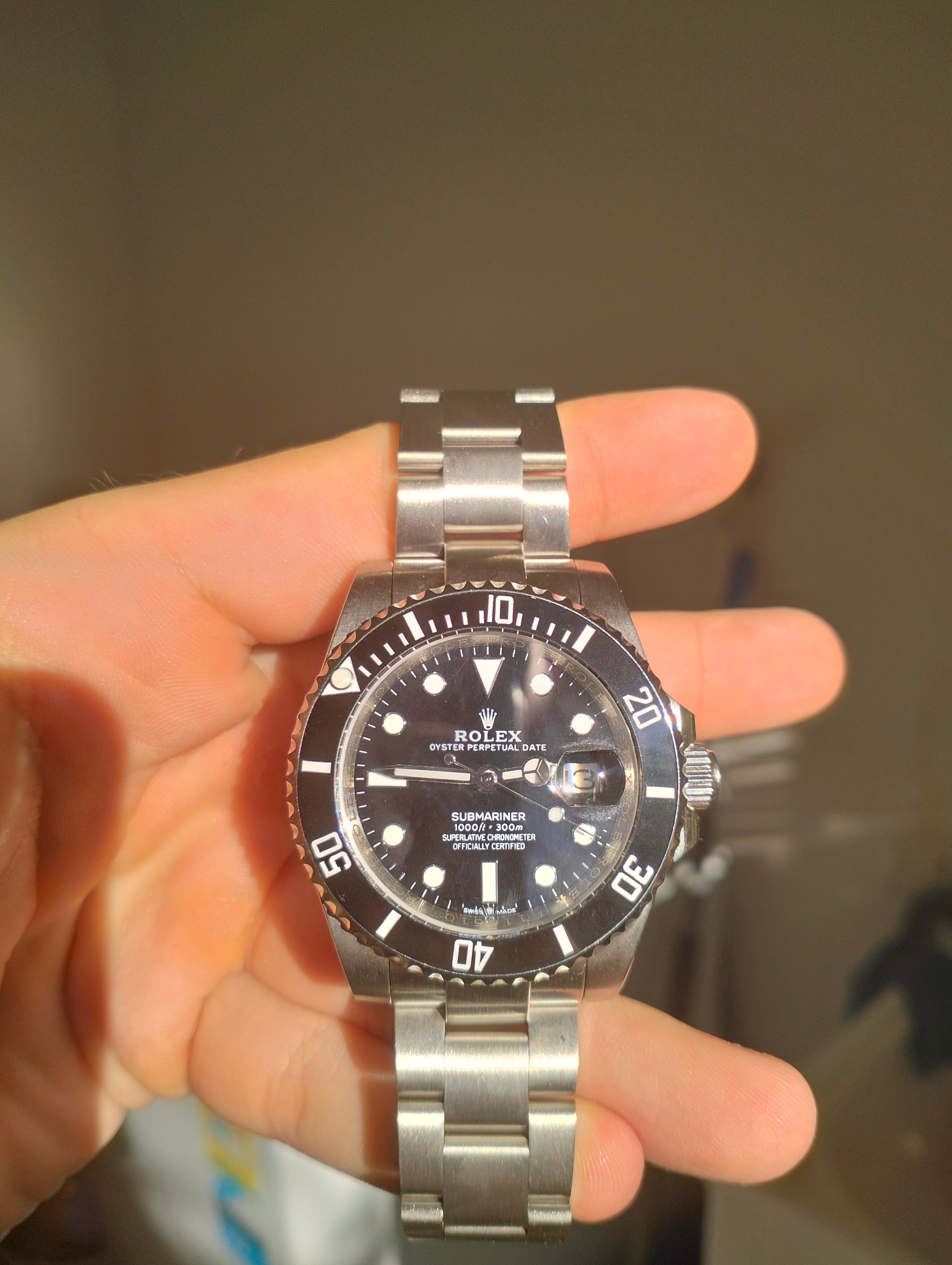 Black Face Rolex Submariner Date